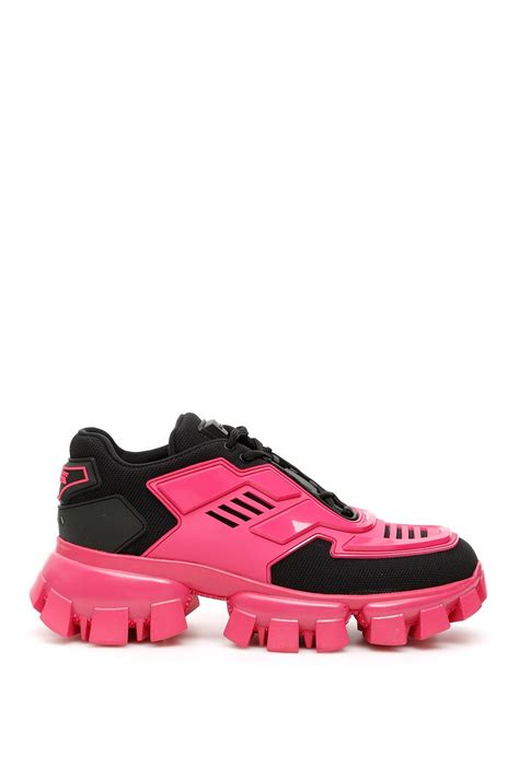 prada sneaker pink|prada pink platform sneakers.